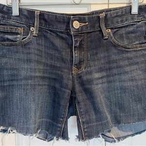Women’s Express Denim Cutoff Shorts in Faded Blue